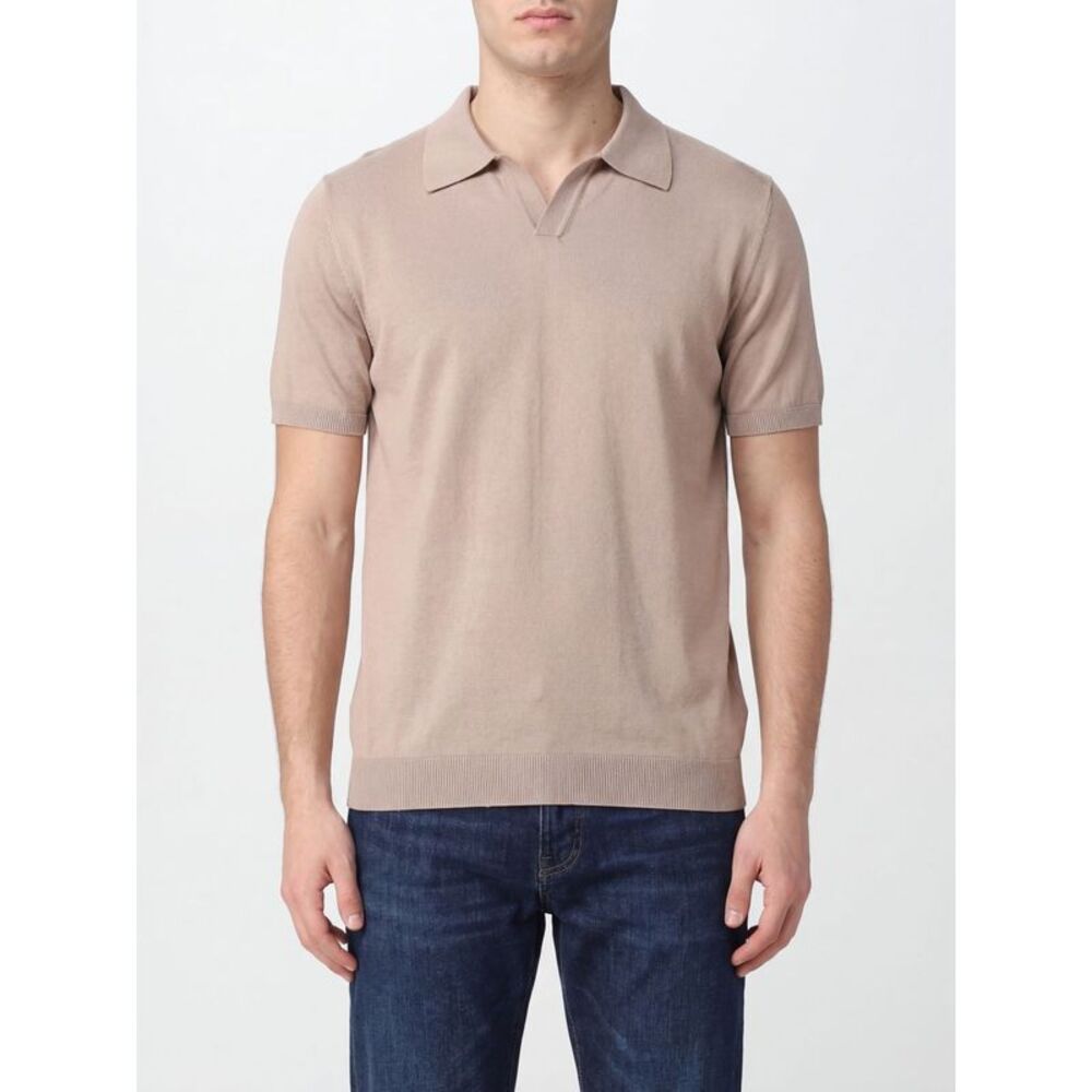 Roberto Collina Polo Shirt Men Nude